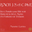 CD J.-S. Bach - C.P.E. Bach - Debussy - Telemann - Sonates - 2009